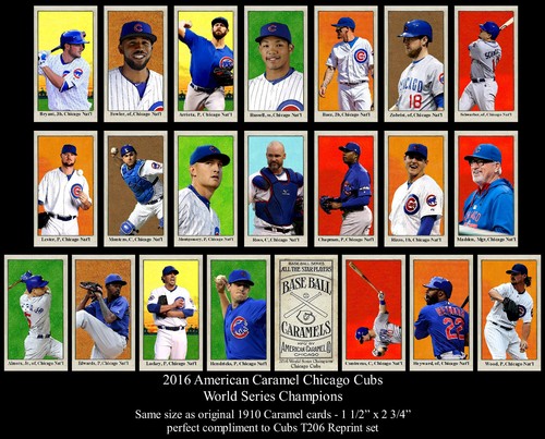 2016 chicago cubs t206 - cubs,